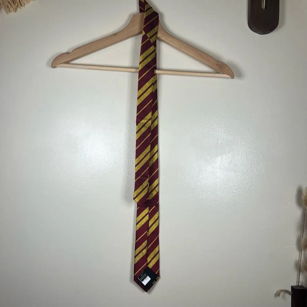 Harry Potter Gryffindor neck Tie Maroon Gold Costume